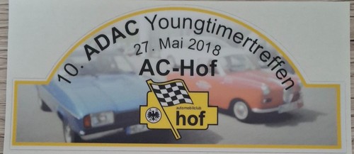 Werbe aufkleber adac 10 - werbe,