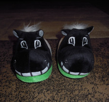 "BORUSSIA MÖNCHENGLADBACH" Jünter Plüsch Hausschuhe  Gr.23/25 Top Zustand!!!