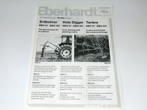 Eberhardt pflugfabrik prospekt - eberhardt,