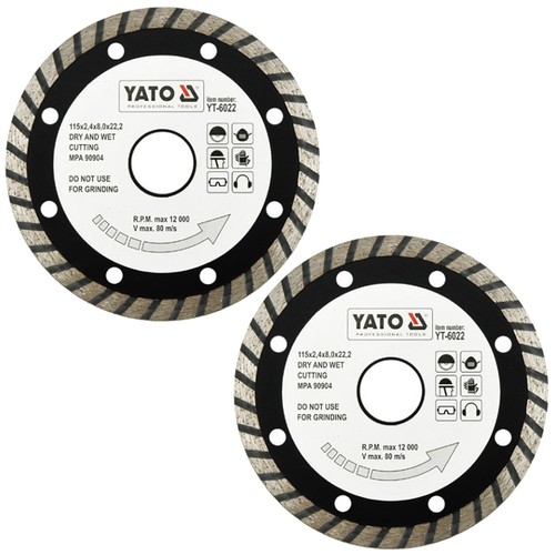 Turbo diamanttrennscheibe - 2x,