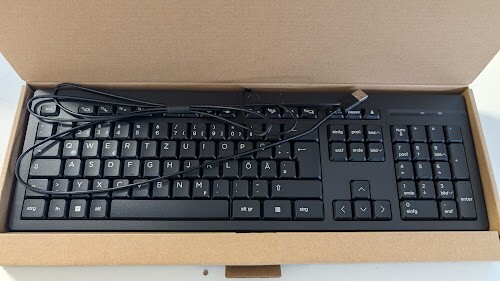 Tastatur usb 125 - usb, hp