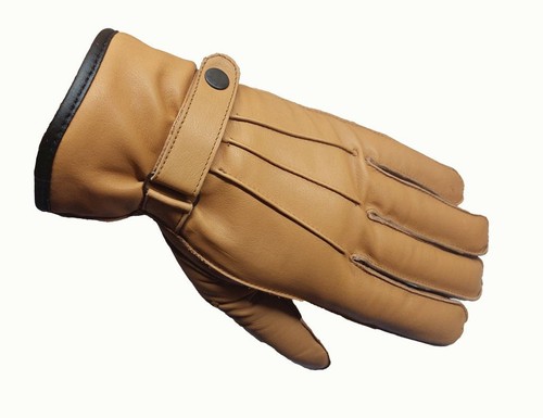 Herren leder handschuhe - leder,