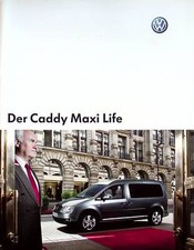 252878) VW Caddy Maxi Life Prospekt 09/2007