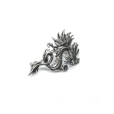 Echte Sterling Silber Brosche