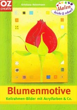 [ DIY Malen ] Blumenmotive - Keilrahmen-Bilder inkl. Vorlagen *NEUWERTIG*