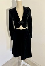 Samt Rock mit Bolero - Betty Barclay - Vintage - 70er-Jahre (2)1