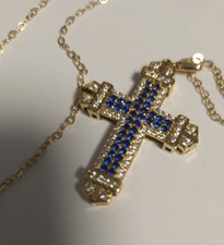 Damen Kreuz Anhänger kette