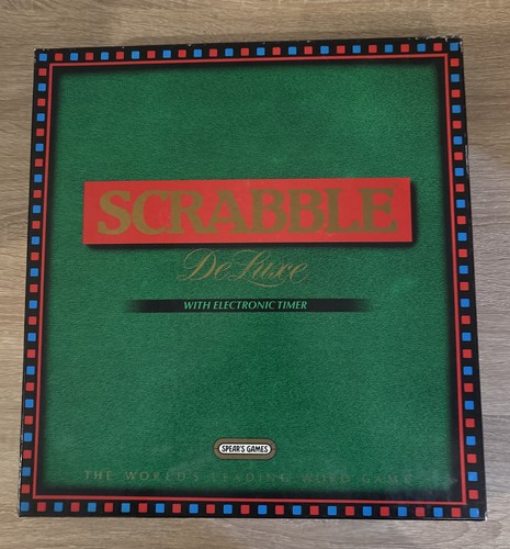Scrabble deluxe brettspiel - scrabble,