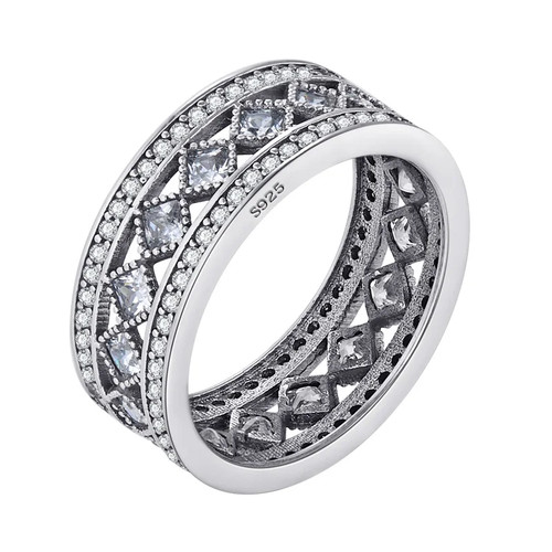 925 silber ring stapelring mit - silber,