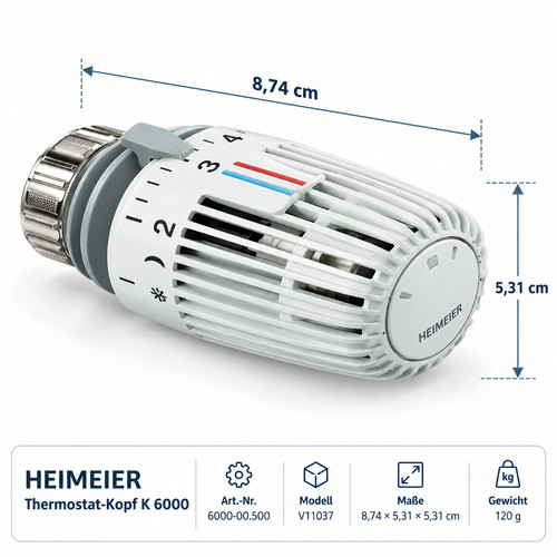 Heimeier thermostatkopf - heimeier, k