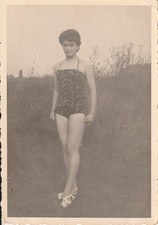 Vintage foto schöne frau - vintage,
