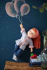 HABA Zubehör für Stoffpuppe Kleiderset Pünktchen Parka 1306547001