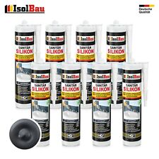 Sanitär Silikon Anthrazit 8 x