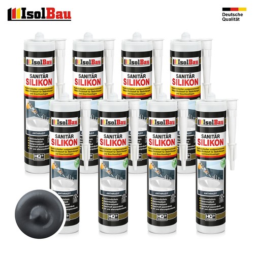 Sanitär silikon anthrazit x - anthrazit, 8