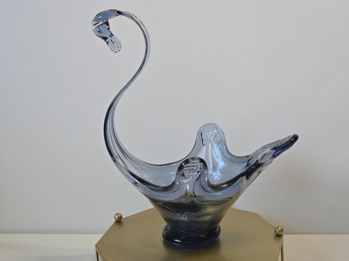 Große glas schale schwan - schale,