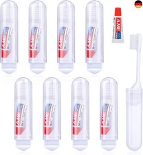 8 Stück Reisezahnbürste mit