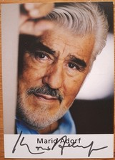 Mario adorf orig autogramm - adorf,