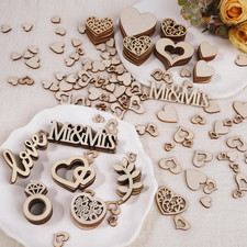 394 Stück Hochzeit Deko Holz