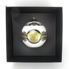 Rosenthal Versace Porzellan Weihnachtskugel Serie Arcadia Christmas Ball Xmas