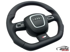 Tuning Lenkrad Leder Lederlenkrad  Multifunktion AUDi A4 B7 8E ABGEFLACHT Airbag