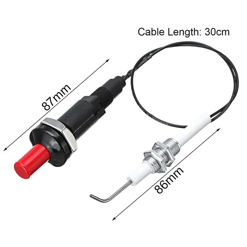 Piezo zünder mit kabel - mit,