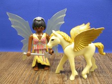 Fee mit Pegasus Fohlen Tiere Elfe Wald Zauber Playmobil PF223
