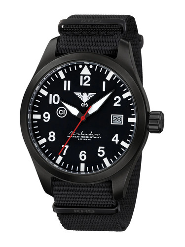 Khs herrenuhr airleader - khs, black