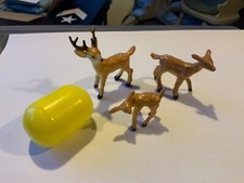 ALTFIGUREN 70 er Jahre Sehr helle Rehfamilie