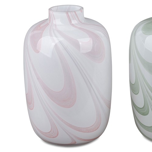 Glasvase flaschenvase marmor - glasvase,,