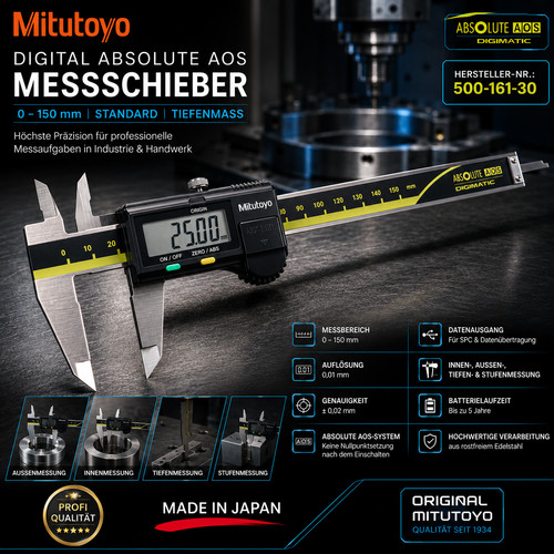 Mitutoyo digital messschieber - mitutoyo,