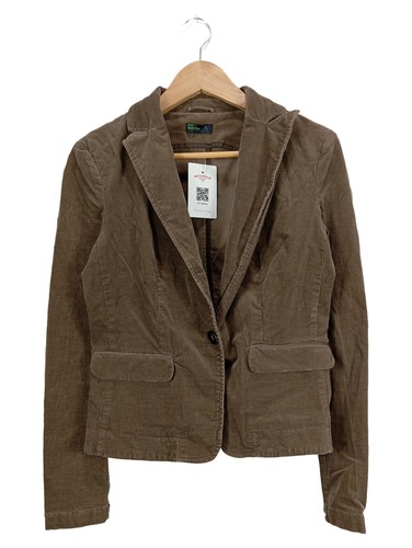 Benetton damen cordjacke braun - cordjacke,