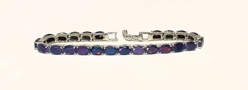 Schwarzer opalarmband 925 - schwarzer,
