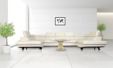 Echtleder Ecksofa "Varsovia