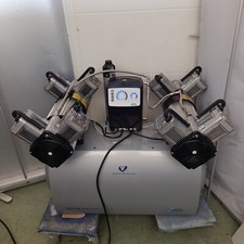 Neuwertig ! 2021 Kompressor 4642 - 54 Silver Airline Quattro Tandem  Dürr Dental