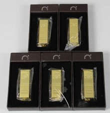 5x Goldbarren Feuerzeug -