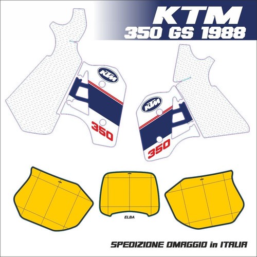 Kristall aufkleber ktm 350 - kristall, gs