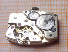 Vintage Handaufzug Werk PUW 500 defekt Unruhe OK MB