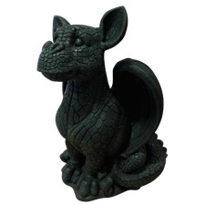Gartenfiguren großer Drache -