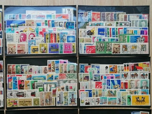 Sätze briefmarken ddr o - 50,
