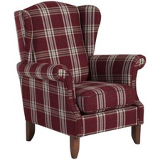 Max Winzer | Verita | Ohrenbackensessel | rot  | Flachgewebe