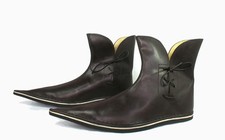 Mittelalter Ritter Schuhe Schnabel Stiefel Larp Rüstung Helm Reenactment   L32B