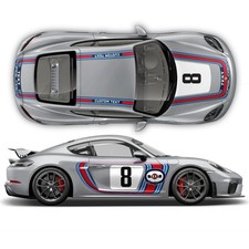 Retro Martini Racing Aufkleber