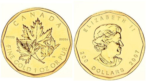 Kanada 200 dollar unze 2007 - kanada, 1