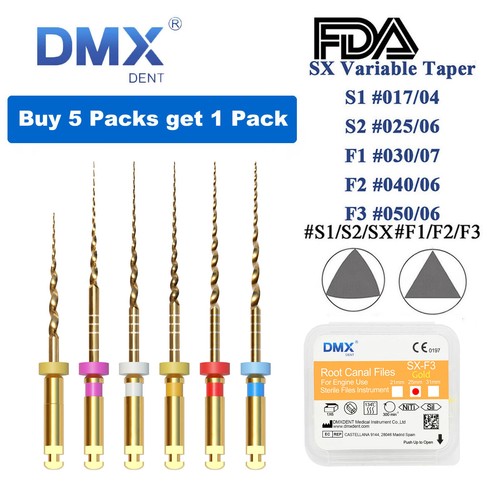 6pcs endodontic dental - 6pcs,