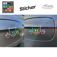 Teufel Smiley Mittelfinger Fun