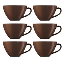  Arzberg Profi Braun 6x Cappuccinotassen Kaffeetassen 250 ml Porzellan