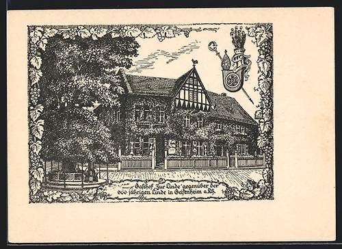 Künstler geisenheim - künstler-ak,