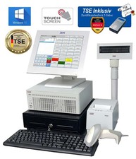 FISKAL KONFORM EINZELHANDEL TOUCHSCREEN KASSE + SOFTWARE+BONDRUCKER TSE SWISSBIT