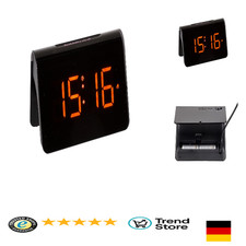 LED-Ziffern-Funkwecker | DCF 77-Zeit | Orange-Beleuchtung