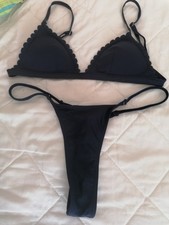 String Bikini Mädchen Gr Xs/S Dunkelblau